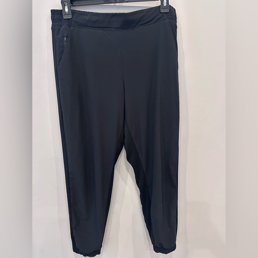 Athleta Black Lined Joggers Size 14